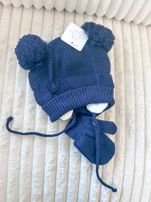 Brixy/Sugar & Maple Hat & Mittens Set