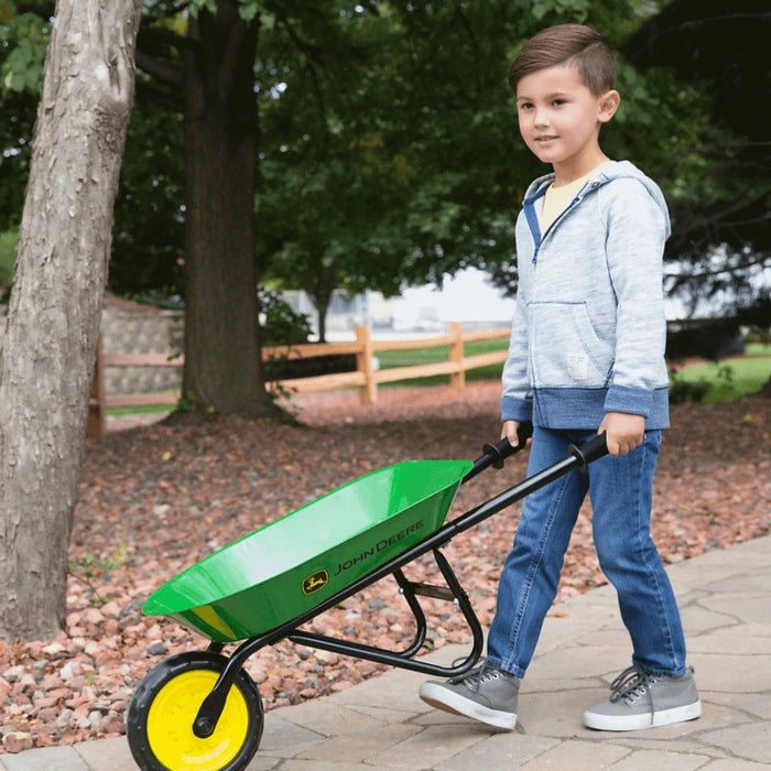 John Deere Steel Wheelbarrow