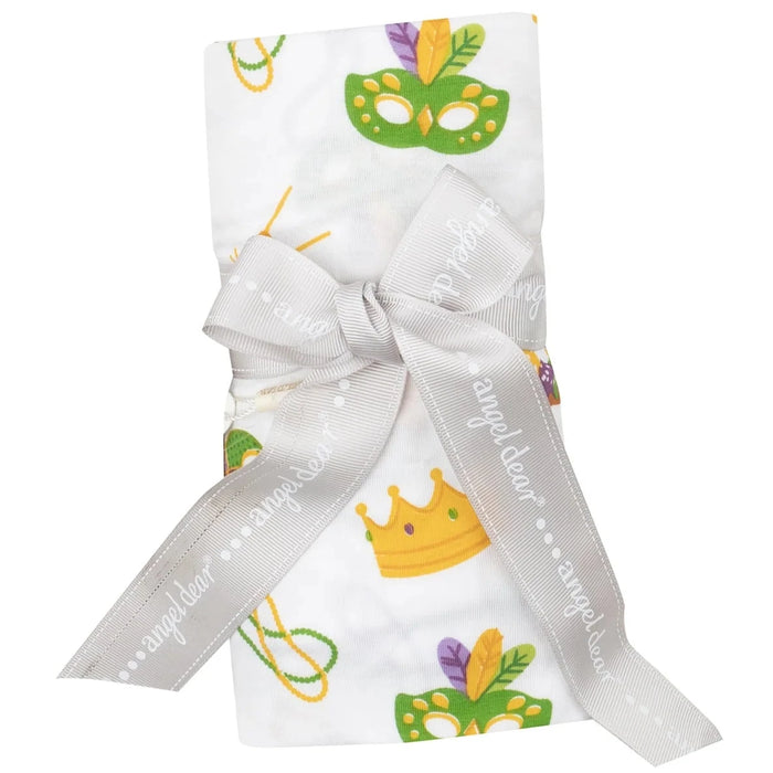 Angel Dear Mardi Gras Swaddle Blanket