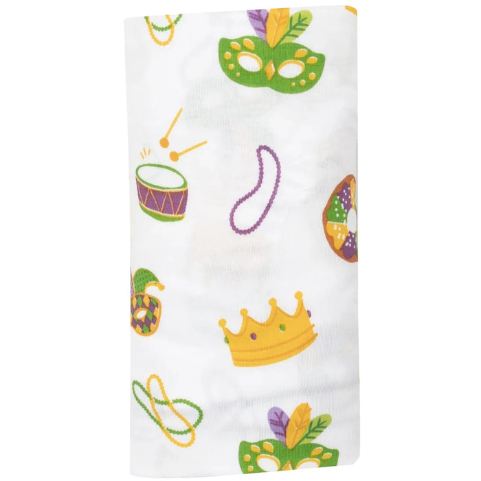 Angel Dear Mardi Gras Swaddle Blanket