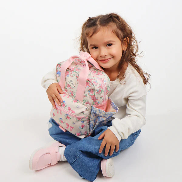 Itzy Ritzy Blitzy Ribbons & Roses  Backpack