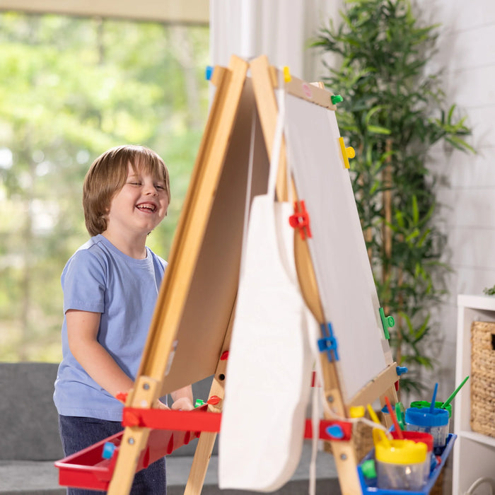 Melissa & Doug Deluxe Wooden Art Easel