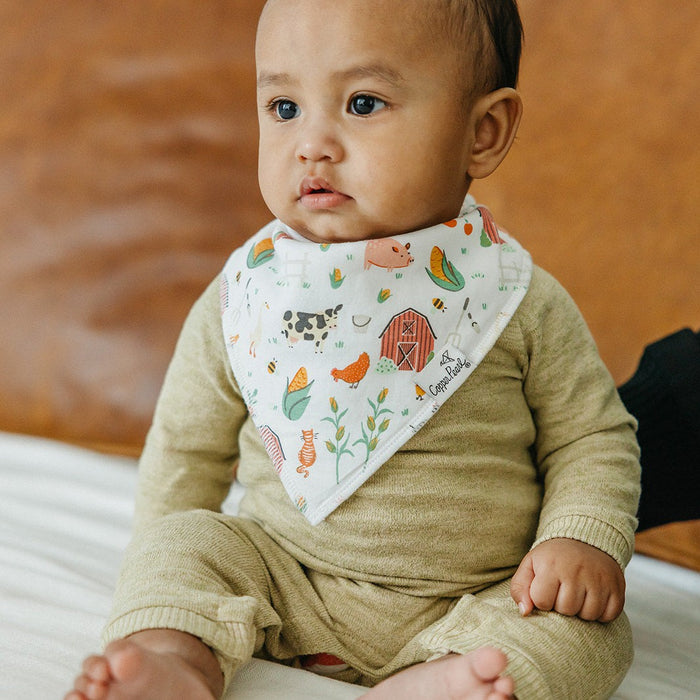 Copper Pearl Baby Bandana Bibs | Farmstead