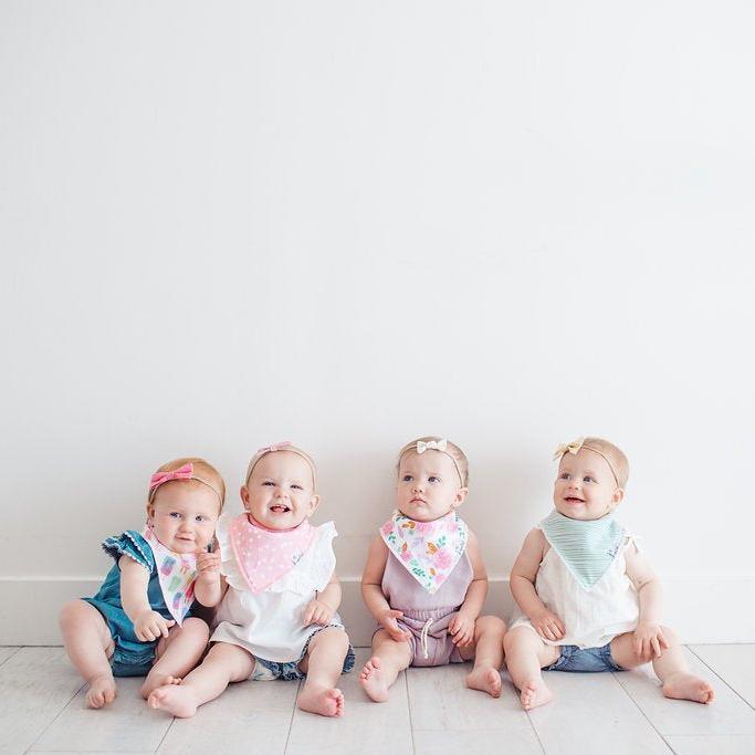 Copper Pearl Baby Bandana Bibs | Summer