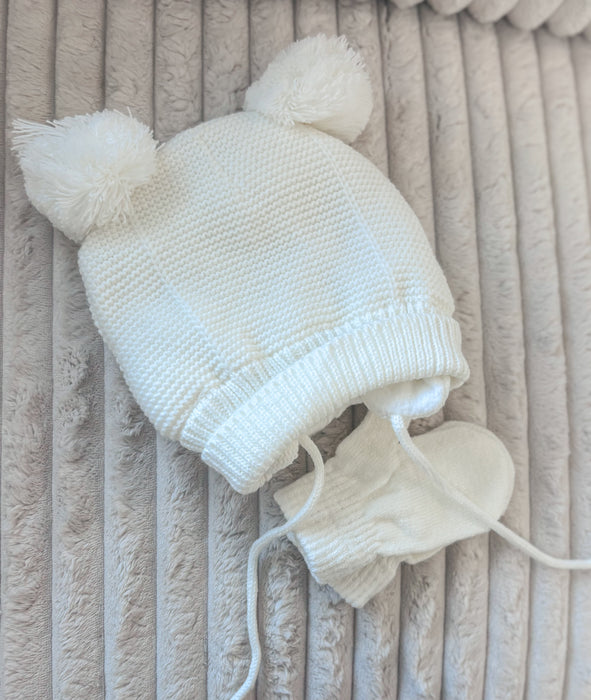 Brixy/Sugar & Maple Hat & Mittens Set