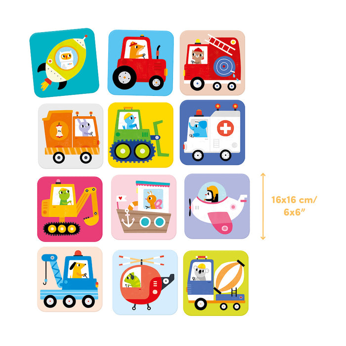 Banana Panda Suuuper Size Memory Game Vehicles