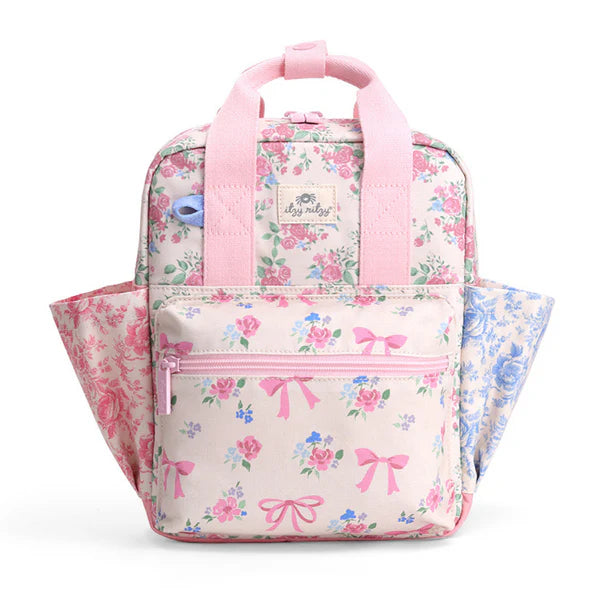 Itzy Ritzy Blitzy Ribbons & Roses  Backpack