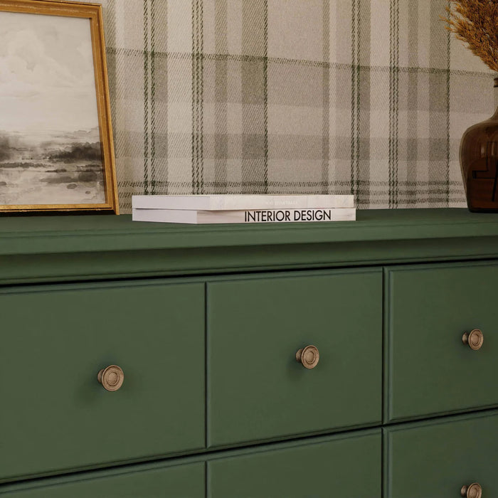 Liberty 6 Drawer Dresser - Forest Green