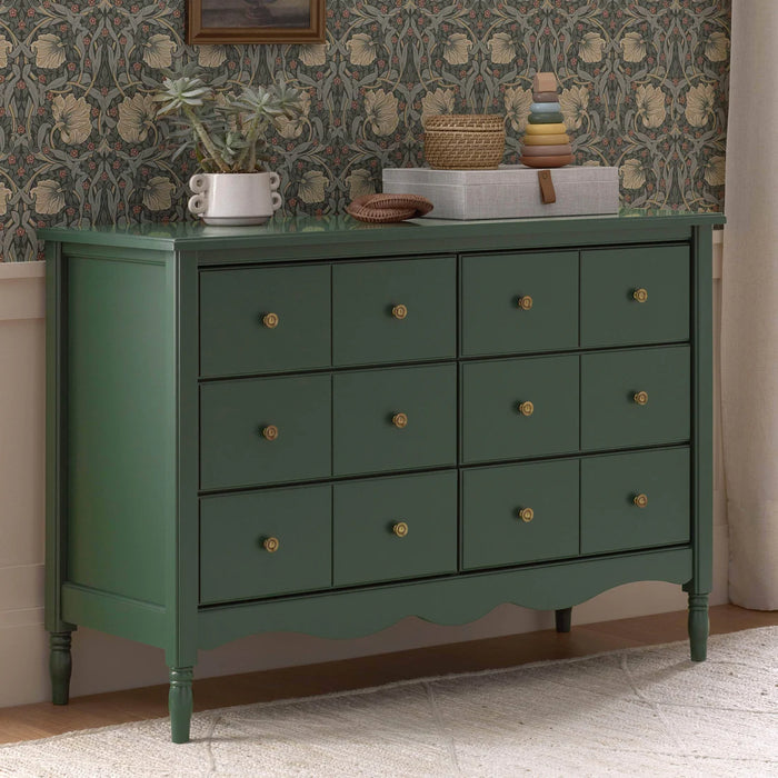 Liberty 6 Drawer Dresser - Forest Green