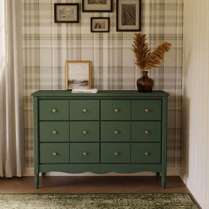 Liberty 6 Drawer Dresser - Forest Green