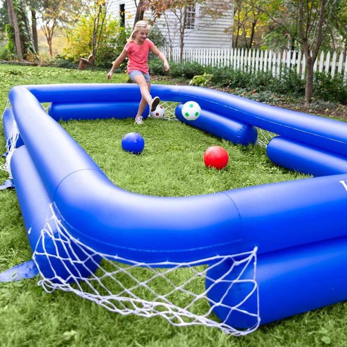 Giant Double-Sided Inflatable Aim 'n Score Basketball and Soccer Game –  Hearthsong