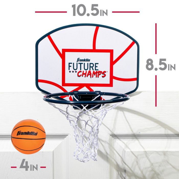 Franklin Sports NBA Memphis Grizzlies Mini Over The Door Basketball Hoop -  Kids Indoor Mini Basketball Hoop