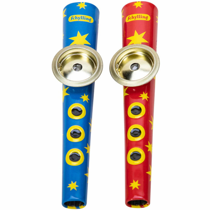 Schylling Original Tin Kazoo - Assorted Red & Blue